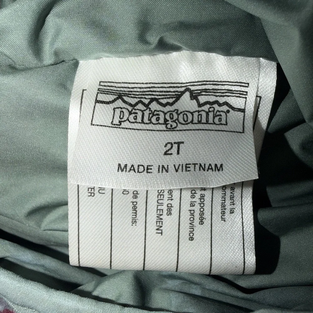 Patagonia‎ Toddler 2T Astropuff Hoody Superior Blue Puffer Full Zip Jacket